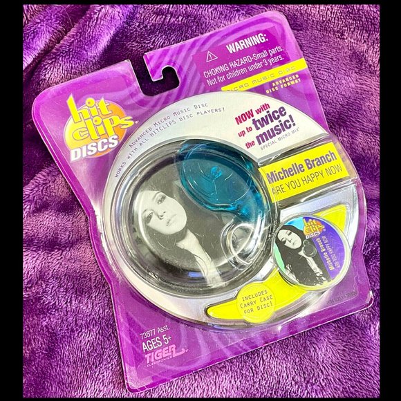 🆕 MICHELLE BRANCH Hit Clips Micro Music Disc ARE YOU HAPPY NOW? w/Case - Picture 1 of 4